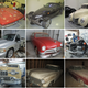 A screenshot of nine of the cars listed in the auction